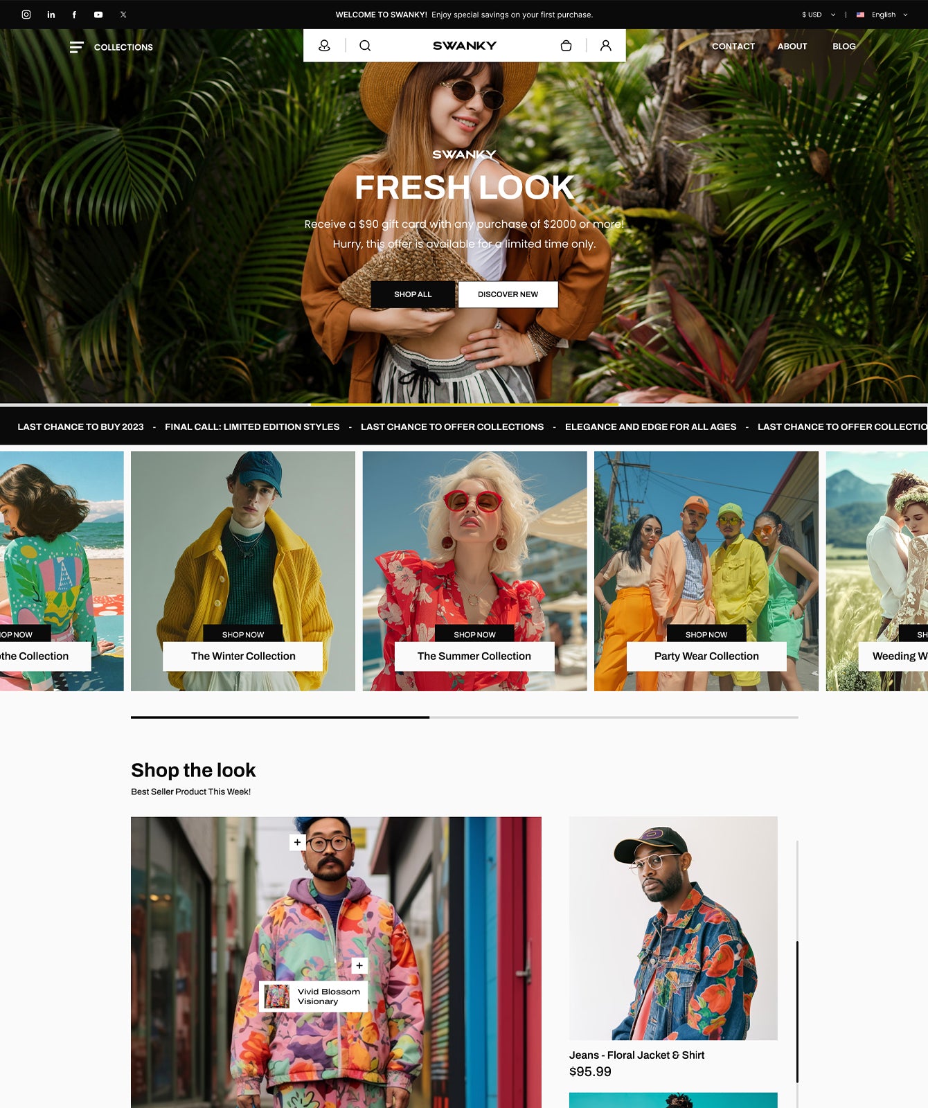 Swanky - Shopify Theme