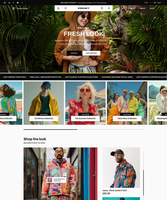 Swanky - Shopify Theme